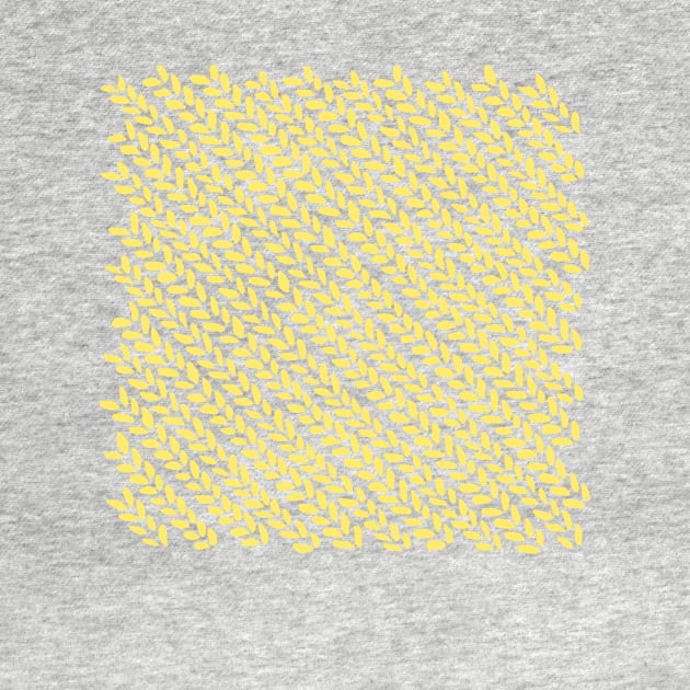 Knit Wave Grey and Yellow by ProjectM